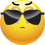 Smiley with sunglasses