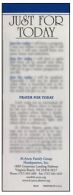 Just For Today Bookmark - M-12 thumbnail