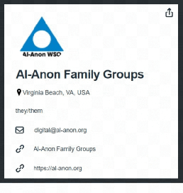 Al-Anon's pronouns